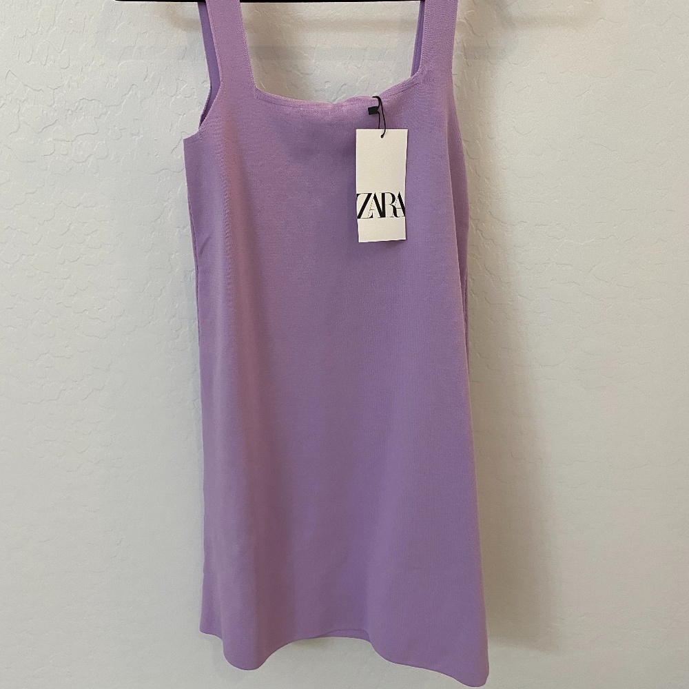 Zara NWT purple mini dress